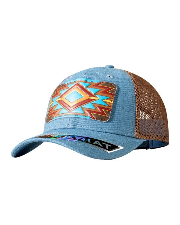 5420 Ariat Women's Aztec Leather Cap