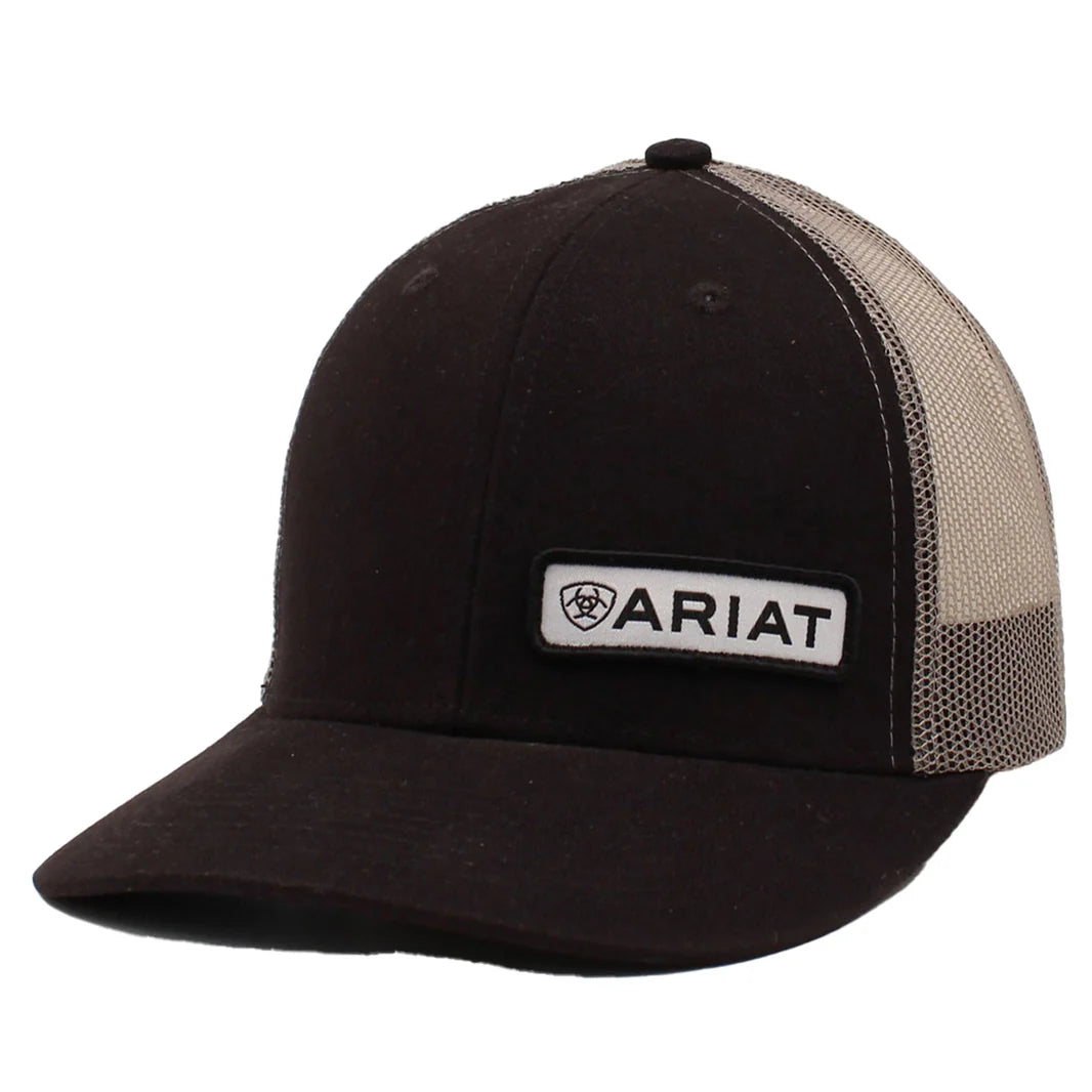 0501 Ariat Men's Offset Patch Cap