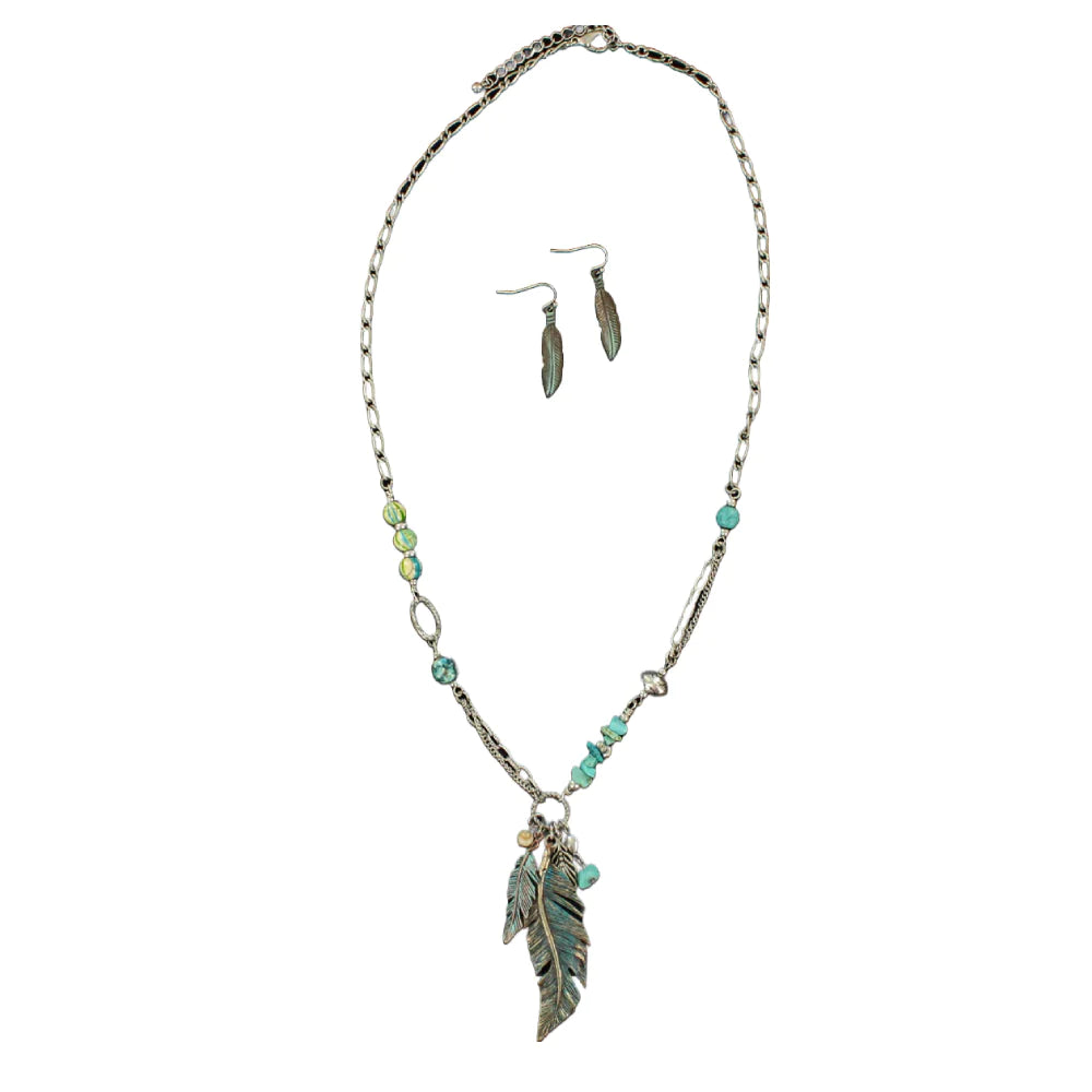 BlazinRoxxWomensBead_FeatherJewelrySet-30850.webp