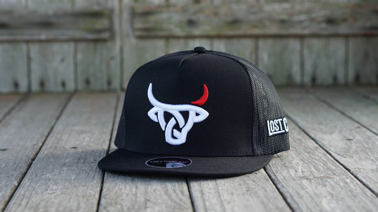 2372 Lost Calf Buck Snap Back Cap