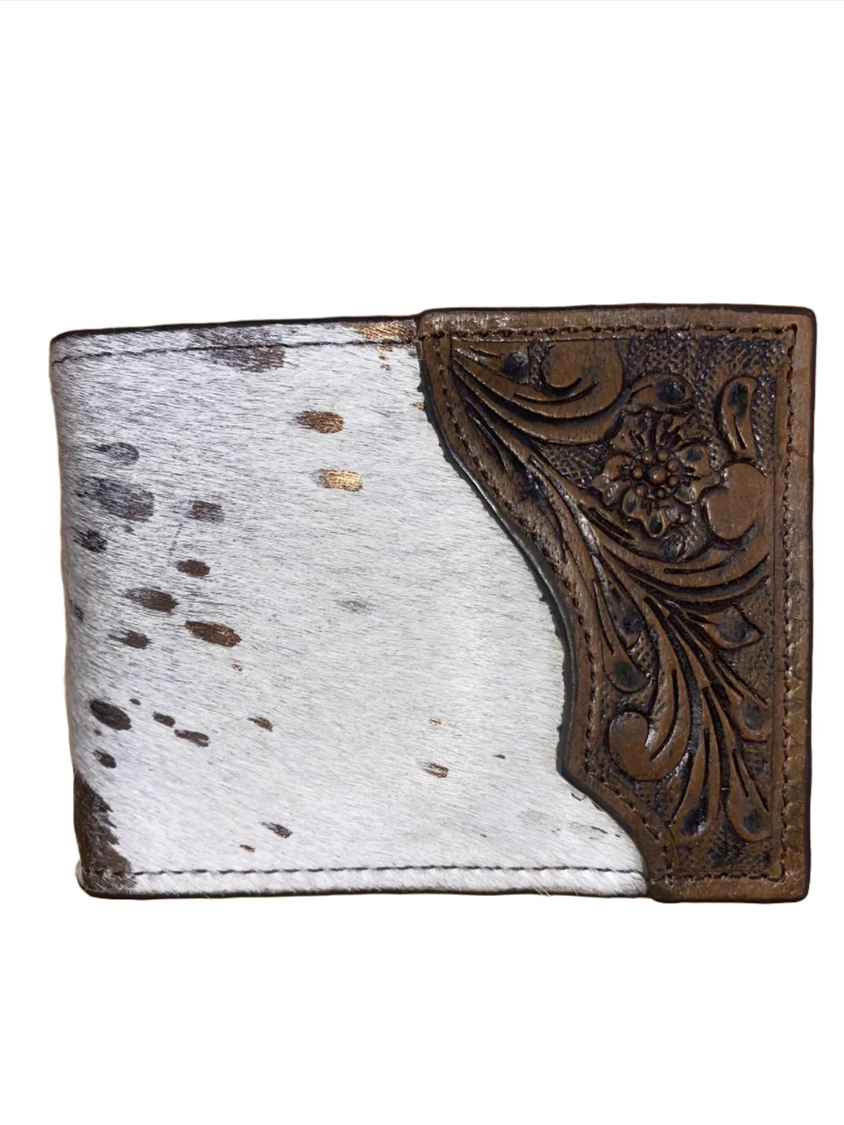 N5413202 Nocona Men's Calf Hair Money Clip Wallet