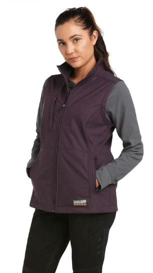 7625 Ariat Ladies Rebar Stretch Softshell Vest