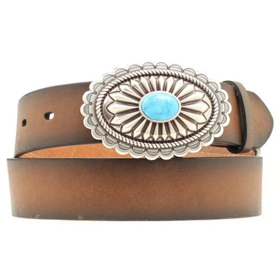 2002 Ariat Women's Turquoise Oval Buckle Belt