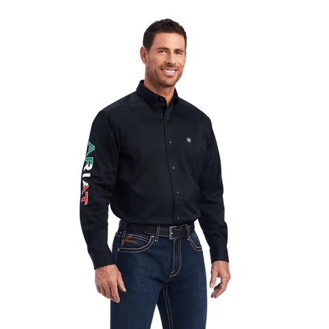 8500 Ariat Men's Team Logo Mexico Classic Fit Shirt