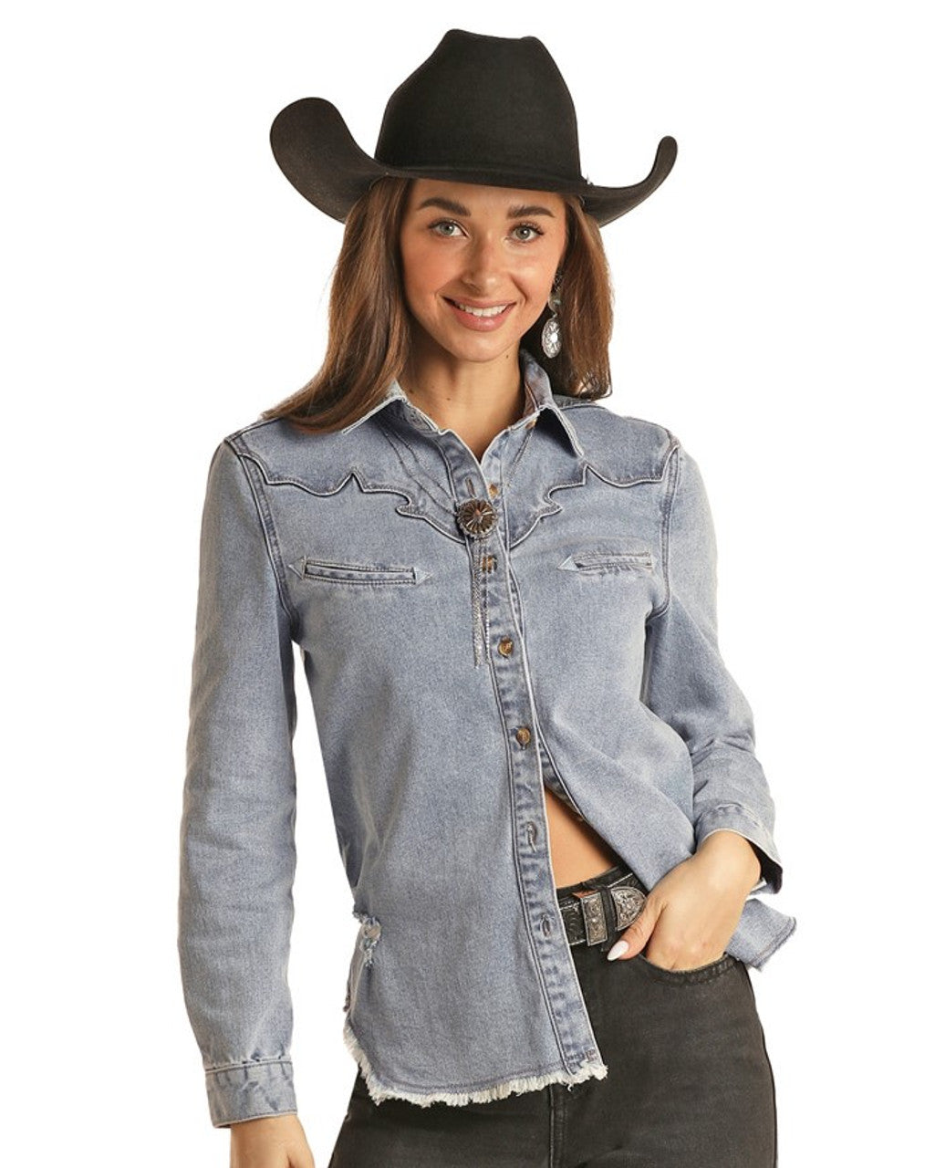 2275 Rock & Roll Women's Denim Shirt